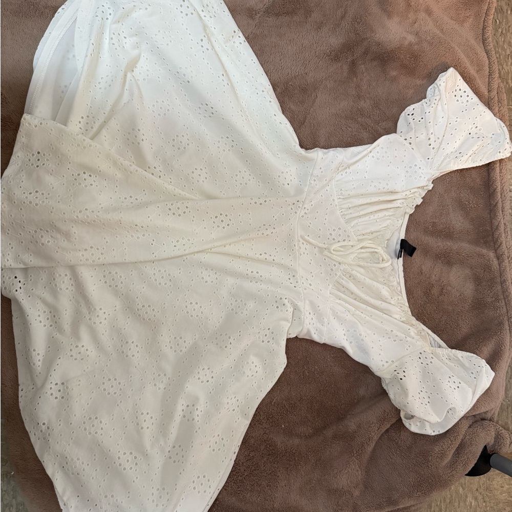 Windsor Ivory Eyelet Dress